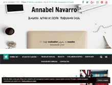 Tablet Screenshot of annabelnavarro.com